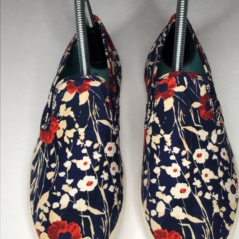 Seavees Baja Slip Ons Trina Turk Poplin Twill Sneakers. — image 3 of 8